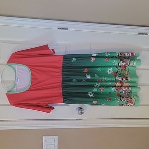 2x disney christmas dress